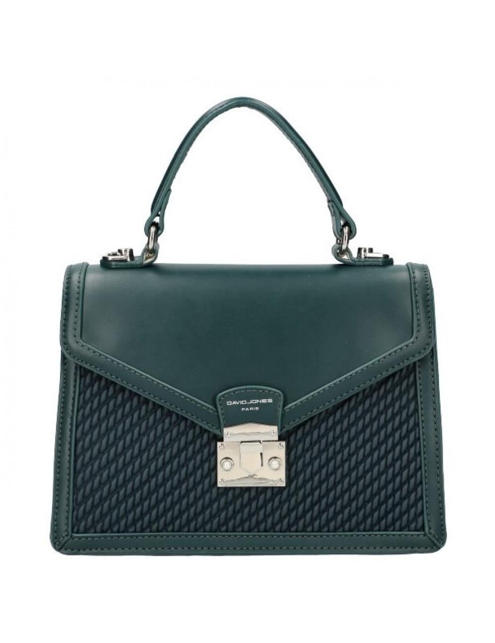 David Jones 6423 τσάντα χειρός σε πράσινο — μπροστινή όψη David Jones 6423 τσάντα χειρός σε πράσινο — μπροστινή όψη