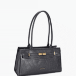 David Jones CM8721 τσάντα ώμου σε μαύρο — μπροστινή όψη